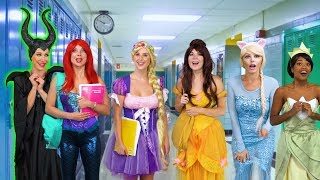 DISNEY PRINCESS DRAMA CLASS. (Ariel, Rapunzel, Tiana, Belle, Anna and Elsa) Totally TV