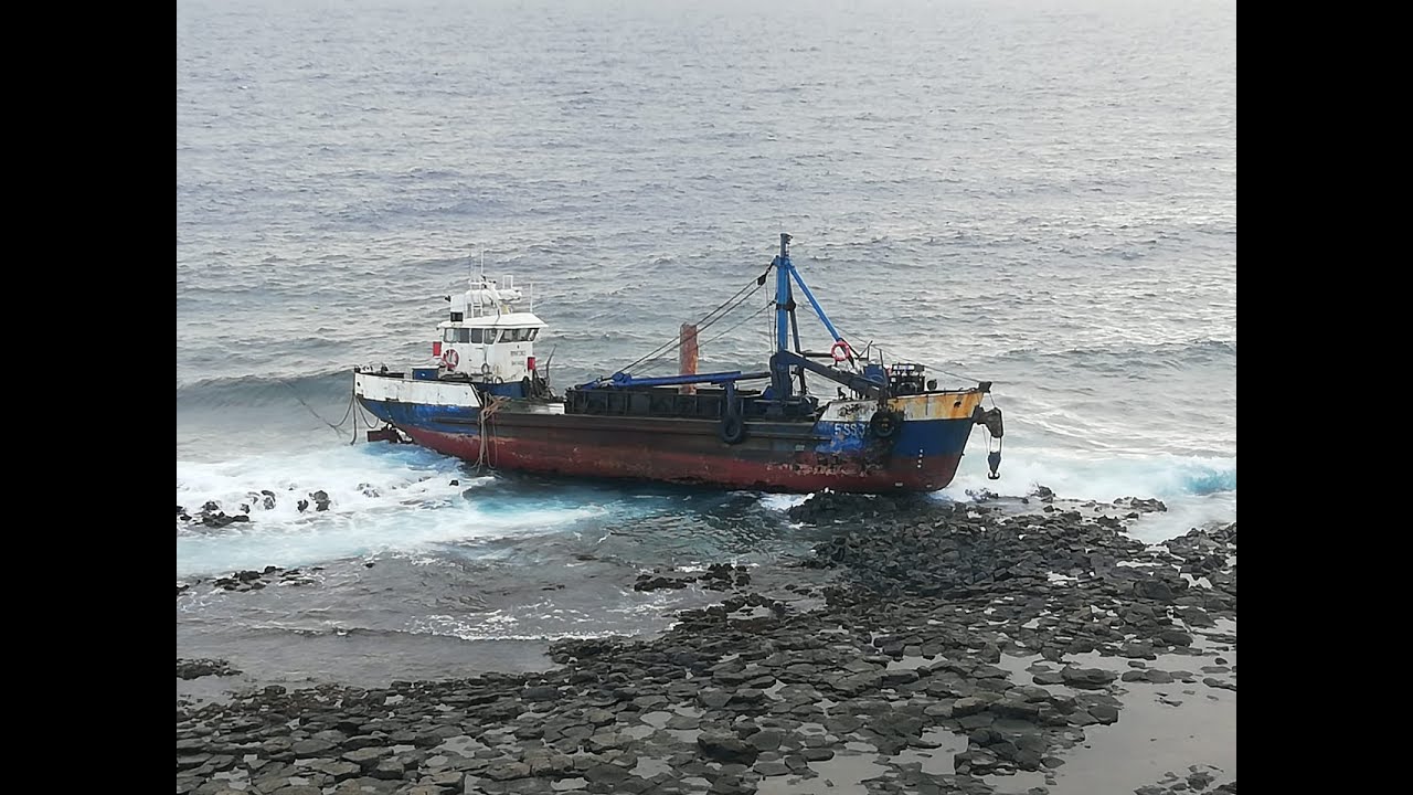 Embarrancamiento del buque Mimar 5 en La Isleta (Gran Canaria)