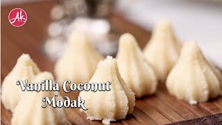 Vanilla Coconut Modak Recipe | वेनिला कोकोनट के मोदक | Unique Modak Recipe for Ganeshotsav