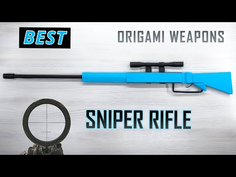 Make This Insanely Cool Paper SNIPER RIFLE In Under 20 Minutes Paper Sniper Gun Tutorial  Make This Insanely Cool Paper SNIPER RIFLE In Under 20 Minutes Paper Sniper Gun Tutorial
