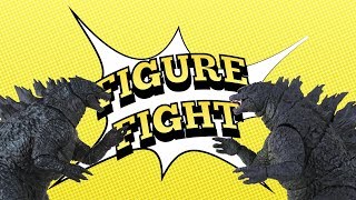 FIGURE FIGHT! Godzilla 2014 S.H. MonsterArts vs NECA