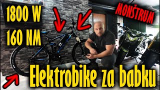 Nekupuj predražené elektrobicykle !! / Vlastný elektrobicykel / 1800W 160NM !! za 900 Eur !!!