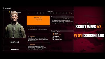 Y7S1 CROSSROADS - THE DIVISION 2 - WEEK 2 SCOUT SOLUTION