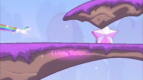 Lets Play-Robot Unicorn Attack-Dave the magic unicorn[Free Indie Game][Link in description]