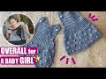 HOW TO CROCHET A BABY GILR OVERALL (WITH SKIRT)  - EASY AND FAST - BY LAURA CEPEDA