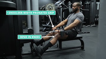 How To Do Seated Cable Row - Mag Grip Attachment - Medium Pronated Grip | Exercise Demo