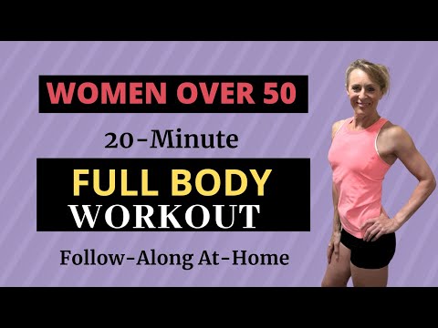 20-Minute Beginner Full Body Dumbbell Workout for Women Over 50 