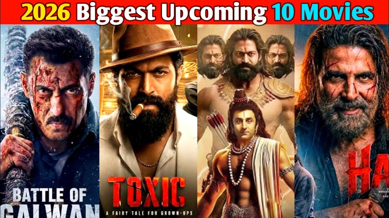 2026 Upcoming Top 10 Movies Indian | Toxic dhurandhar 2 