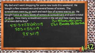 Solving Real-World Problems Using Multi-Step Equation: An Application (Algebra I)