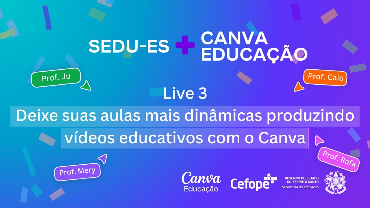 Live 3: Deixe suas aulas mais dinâmicas produzindo vídeos educativos ...