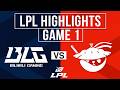 BLG vs AL Highlights Game 1 | LPL 2026 Split 2 Playoffs | Bilibili Gaming vs Anyone's Legend