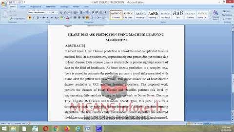 HEART DISEASE PREDICTION USING MACHINE LEARNING ALGORITHM PYTHON PROJECT 2020