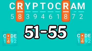 CRYPTOGRAM level 51 52 53 54 55