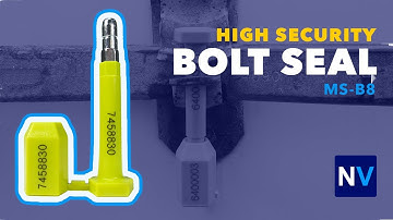 No-Spin High Security Bolt Seal, MS-B8