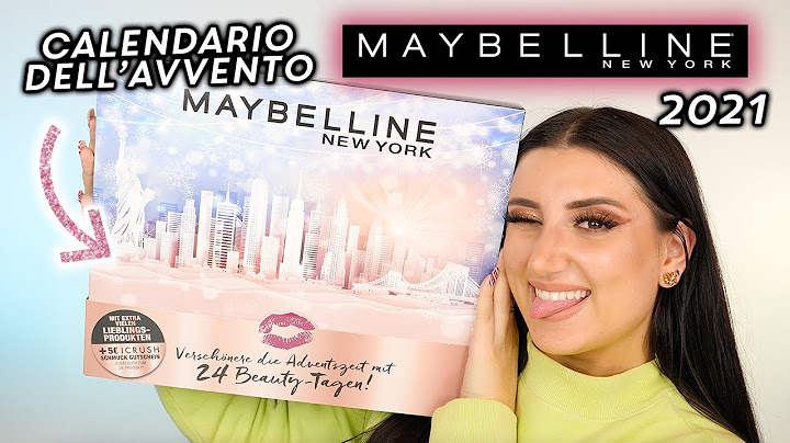 CALENDARIO DELL'AVVENTO MAYBELLINE 2021 🎁