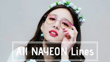 All TWICE MVs but only NAYEON lines  (as of Dec 2018)