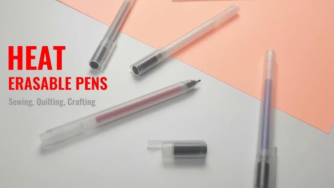 Heat Erasable Fabric Marking Pens for Sewing Quilting