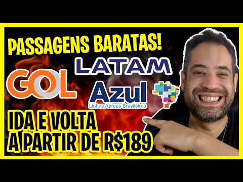 SÓ AS MELHORES! PASSAGENS AÉREAS BARATAS AZUL, GOL E LATAM EM PROMOÇÃO NESSE FINAL DE SEMANA!