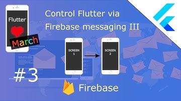 Control Flutter via Firebase messaging III - Flutter