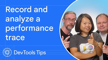 Record and analyze a performance trace #DevToolsTips
