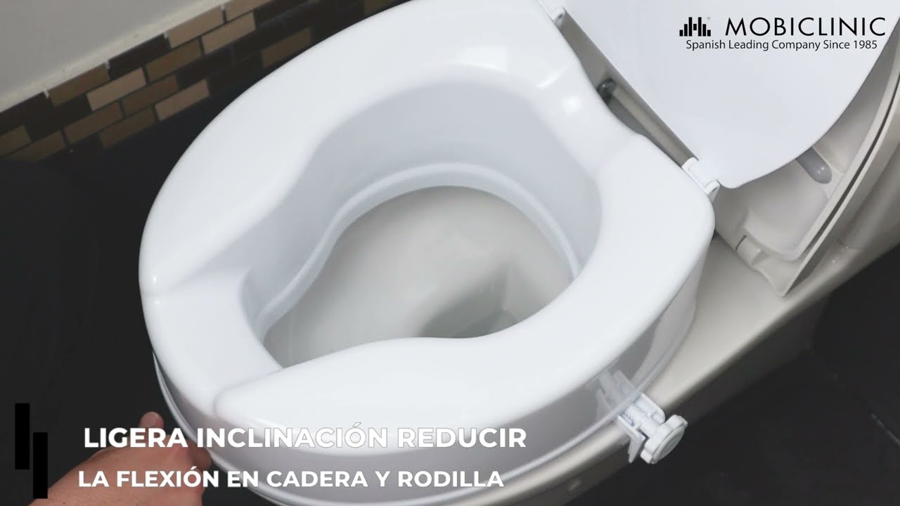 Elevador WC, Con tapa, 14 cm, Blanco, Ajustable, Titán, Hasta 160 Kg