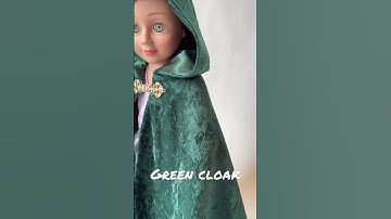 Velvet Cloak for 18” dolls @Carpatina