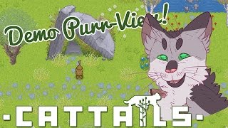 Our Wild Kitten Chickadee!! • Cattails Game Demo!! Life As a Wild Cat!