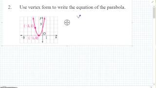 Algebra 2- 5.3 Translating Parabolas