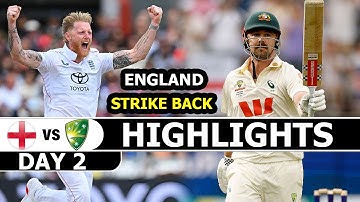 Australia Vs England 2nd Test Match Highlights 2025 Day 2 | Aus Vs Eng