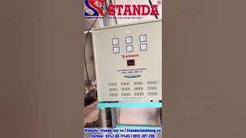 Bàn Giao Máy Ổn Áp 60kVA 3 Pha STANDA Sau Khi Lắp Đặt và Chảy Thử Ngon Lành