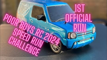 Poor boys rc speed run 2024 first official brushed run!!!! So fast !!! @poorboysrc