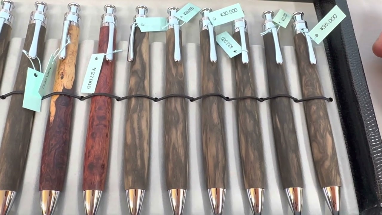 工房楔　黒柿孔雀杢   野原工芸パープルハート(期間限定) 工房楔黒柿孔雀杢 野原工芸パープルハート(期間限定)