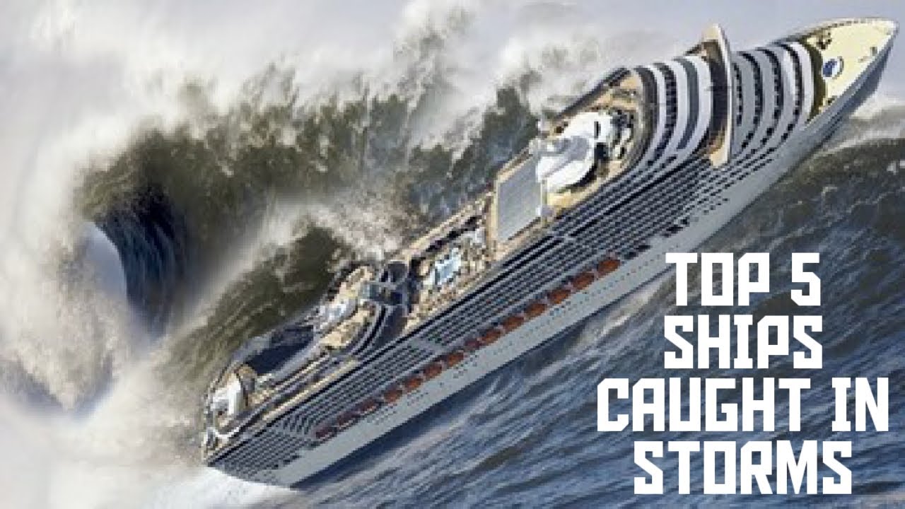 cruise ships caught in storms