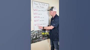 Radio communications made simple #flighttraining #learningtofly #radiocommunication