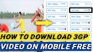 How to download 3 gp  video on mobile ||  240p video download || By am official tricks