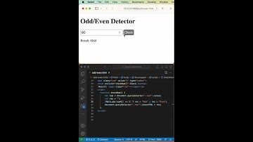 Odd Even Detector (Pendeteksi Bilangan Ganjil dan Genap) #javascript #html  #css #number