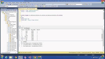 27.SQL Server Tutorial-Telugu (DML after trigger for Delete statement)