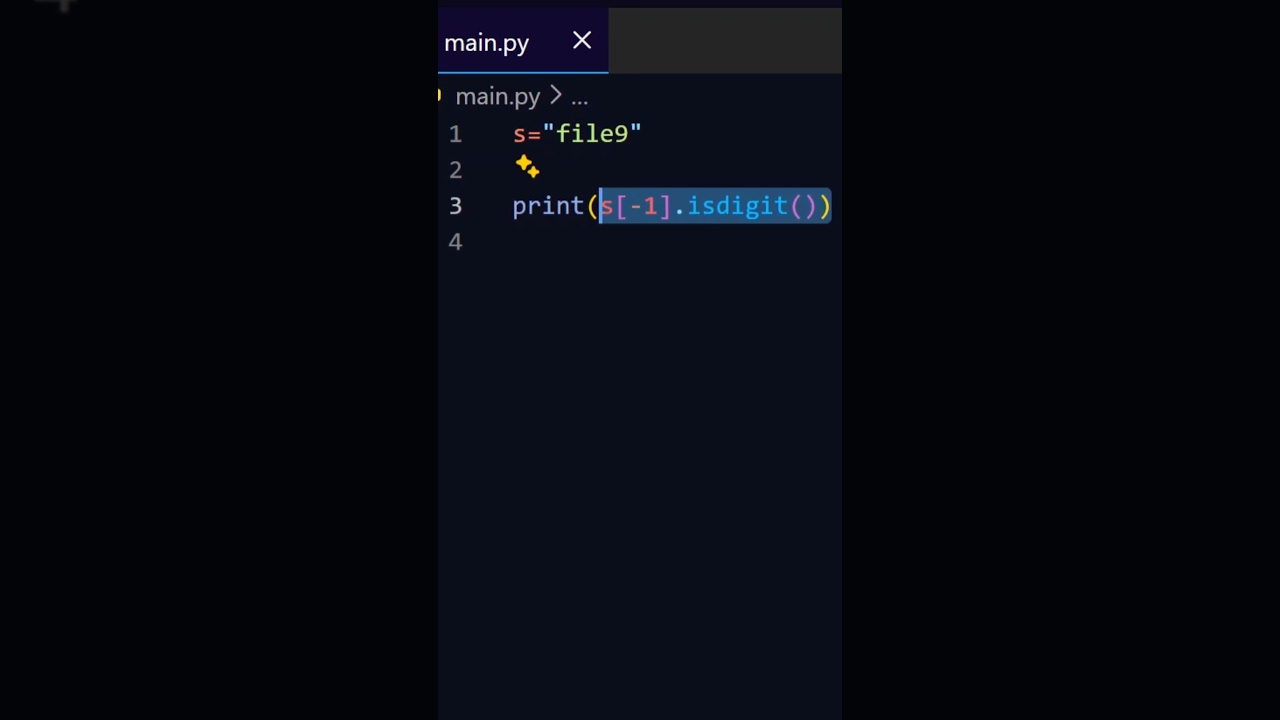 Check if string last char is digit or not #coding  #programming