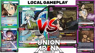 Union Arena Local Gameplaygreen Sinon Vs Purple Black Bulls Round 2 22626