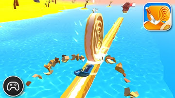 Spiral Roll - Gameplay Walkthrough Part 5 - Basic Solution Levels 23-26 (iOS, Android)