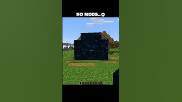 No Mods..💀 #shorts #minecraft
