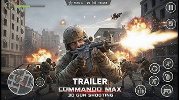 Commando Max: 3D Gun Shooting | Official Trailer | Bright Anime Studio