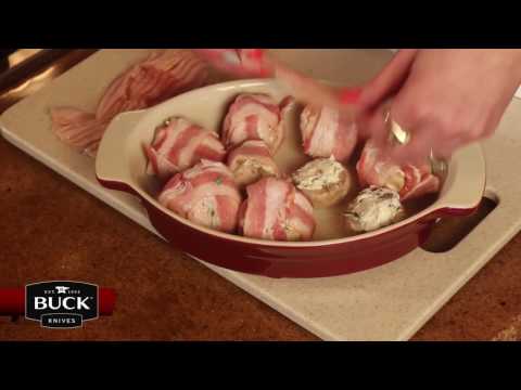 Recipes from the Field: Bacon Wrapped Stuffed Mushrooms