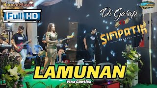 Lamunan (Versi Simpatik Music) - Vina Cantika - Borneo Musica Live Sumbersuko Mejayan Caruban