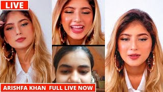 Arishfa Khan Live Video | Arishfa Khan Live Chatting With Fan's | Arishfa Khan Full Live Video
