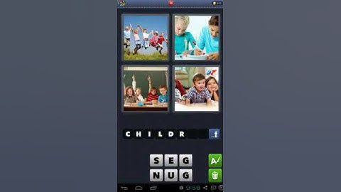 4 Pics 1 Word Level 24 - Children
