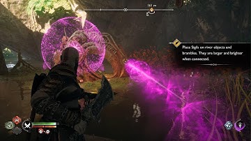 How to Place Sigil on River Objects and Brambles - God of War Ragnarök