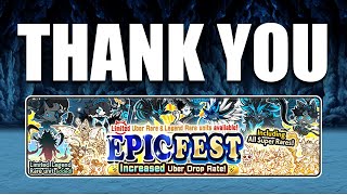 Thank You Epicfest - Battle Cats