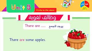 الوحدة الثامنة A trip to the store منهج الصف الثاني الابتدائي انجليزي الترم الثاني 2021