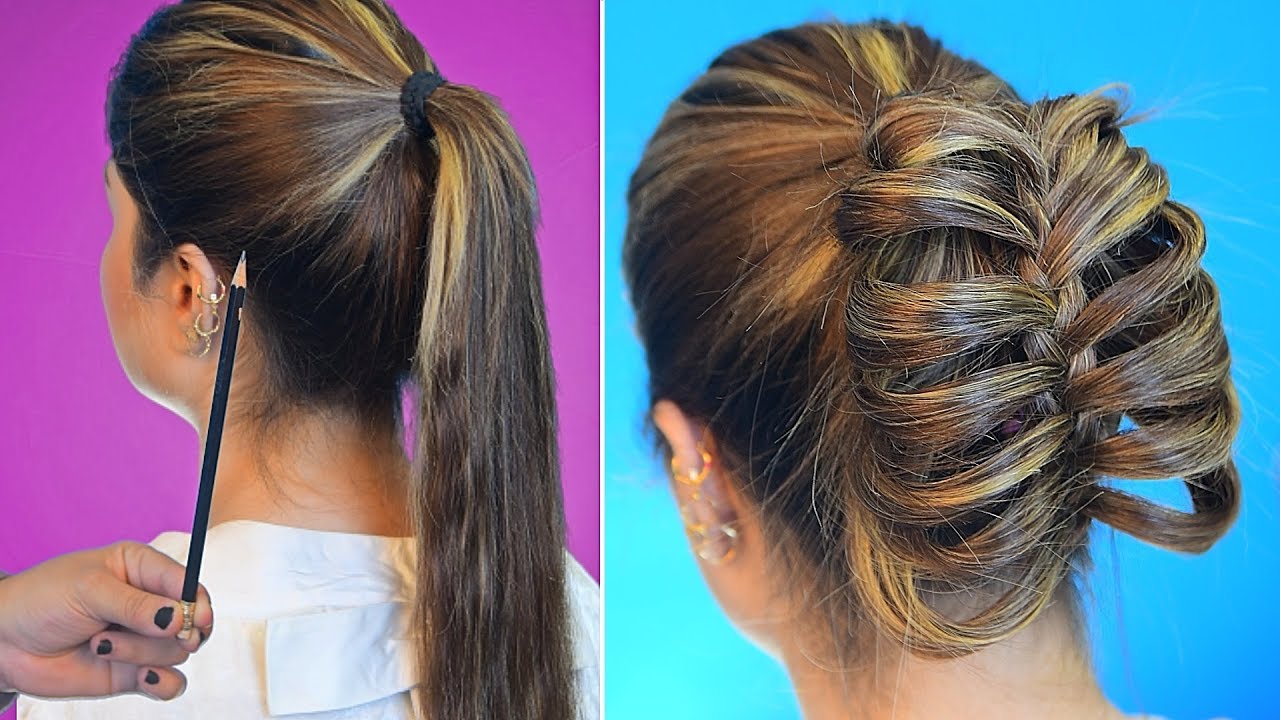 Cool Hairstyles To Make in a Minute - YouTube